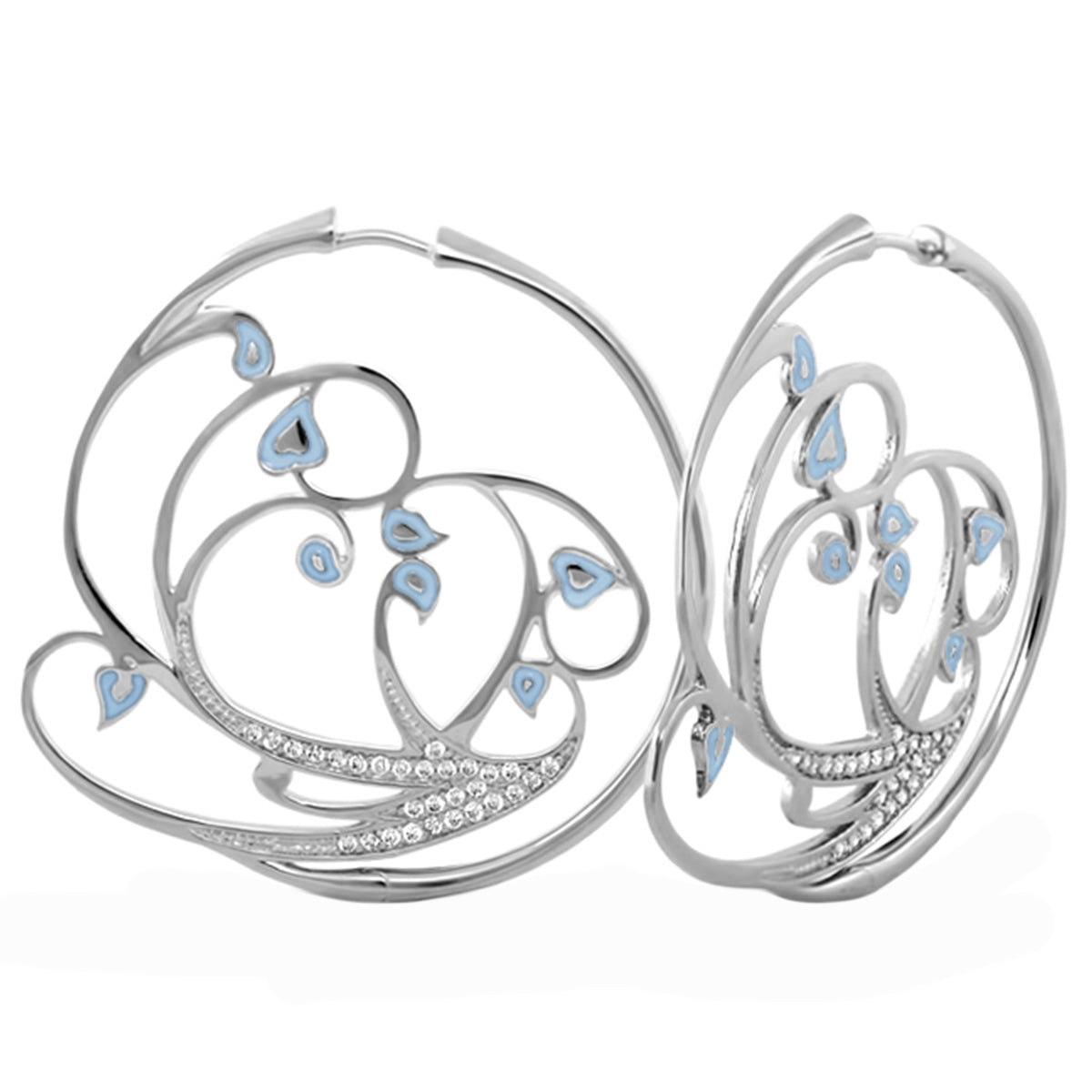 Rose Garden Leaves Earrings