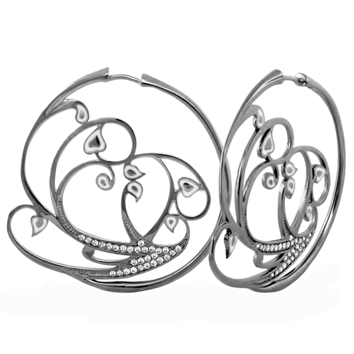 Rose Garden Leaves Earrings