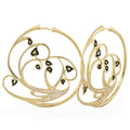 Rose Garden Leaves Earrings