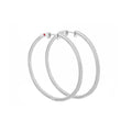 Pave Luxury Hoop Earrings