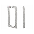 Shimmer and Glimmer Rectangle Earrings