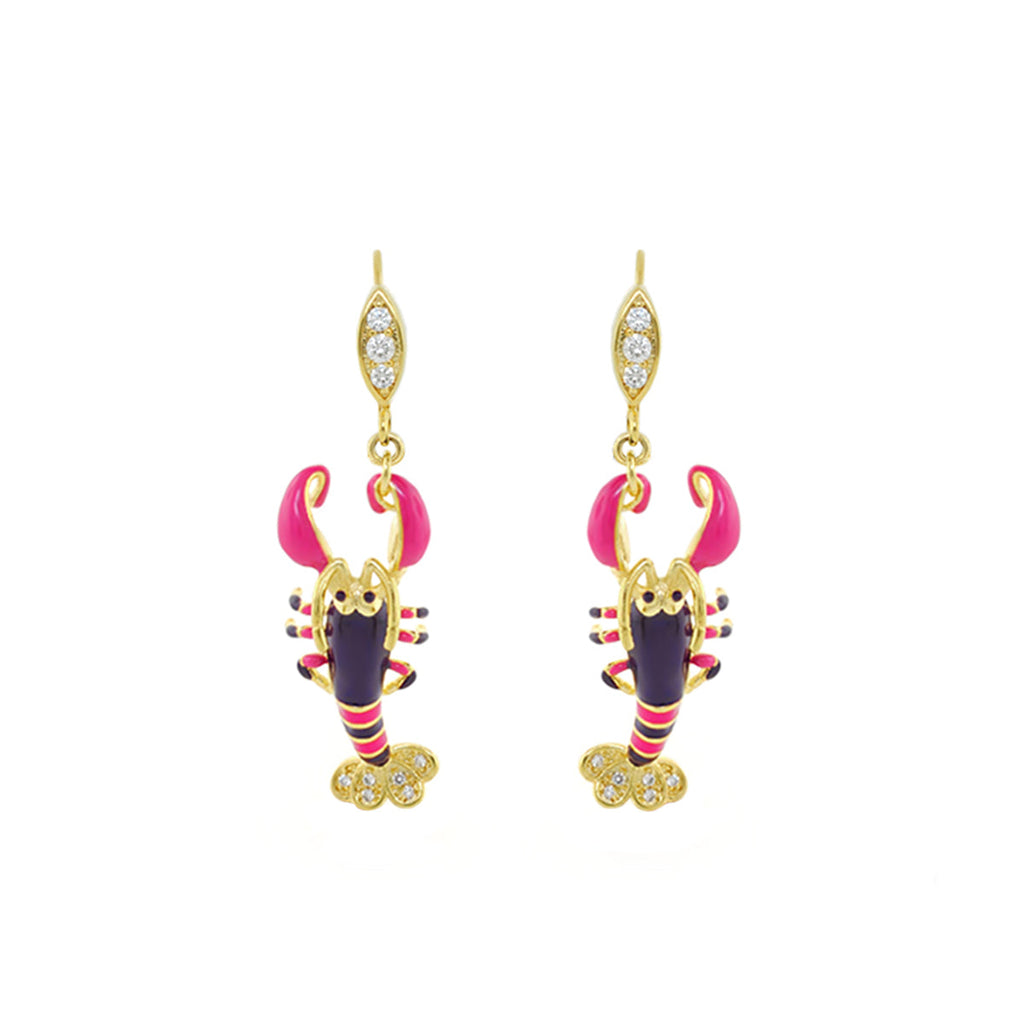 Eau Lobster Earrings