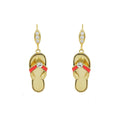 Eau Enamel Flip Flop Earrings