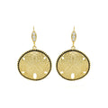 Eau Starfish Gold Coin Earrings