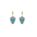 Eau Dia De Los Muertos Skull Earrings