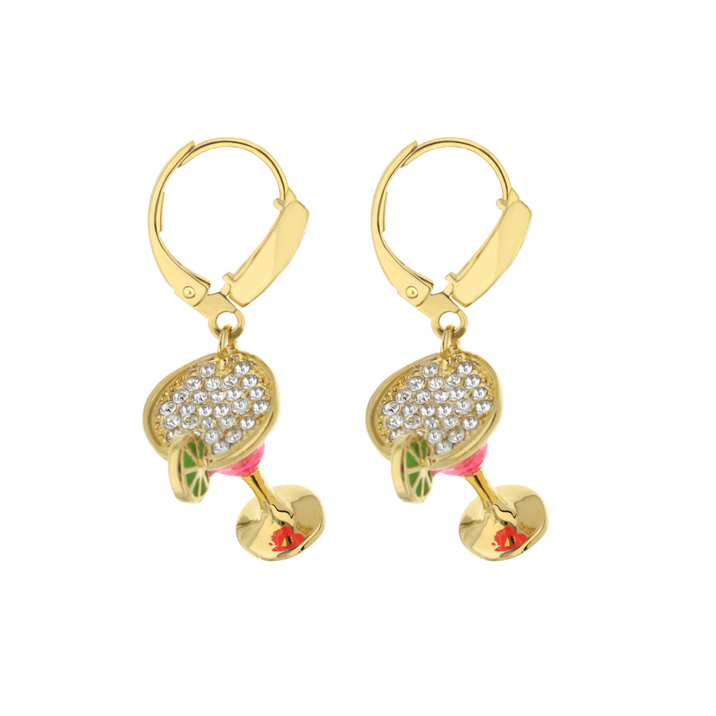 Eau Enamel Margarita Earrings