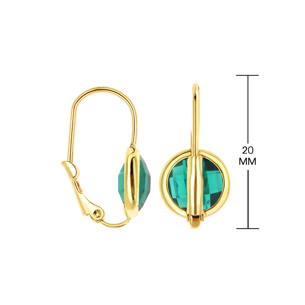 December Birthstone Color Earrings