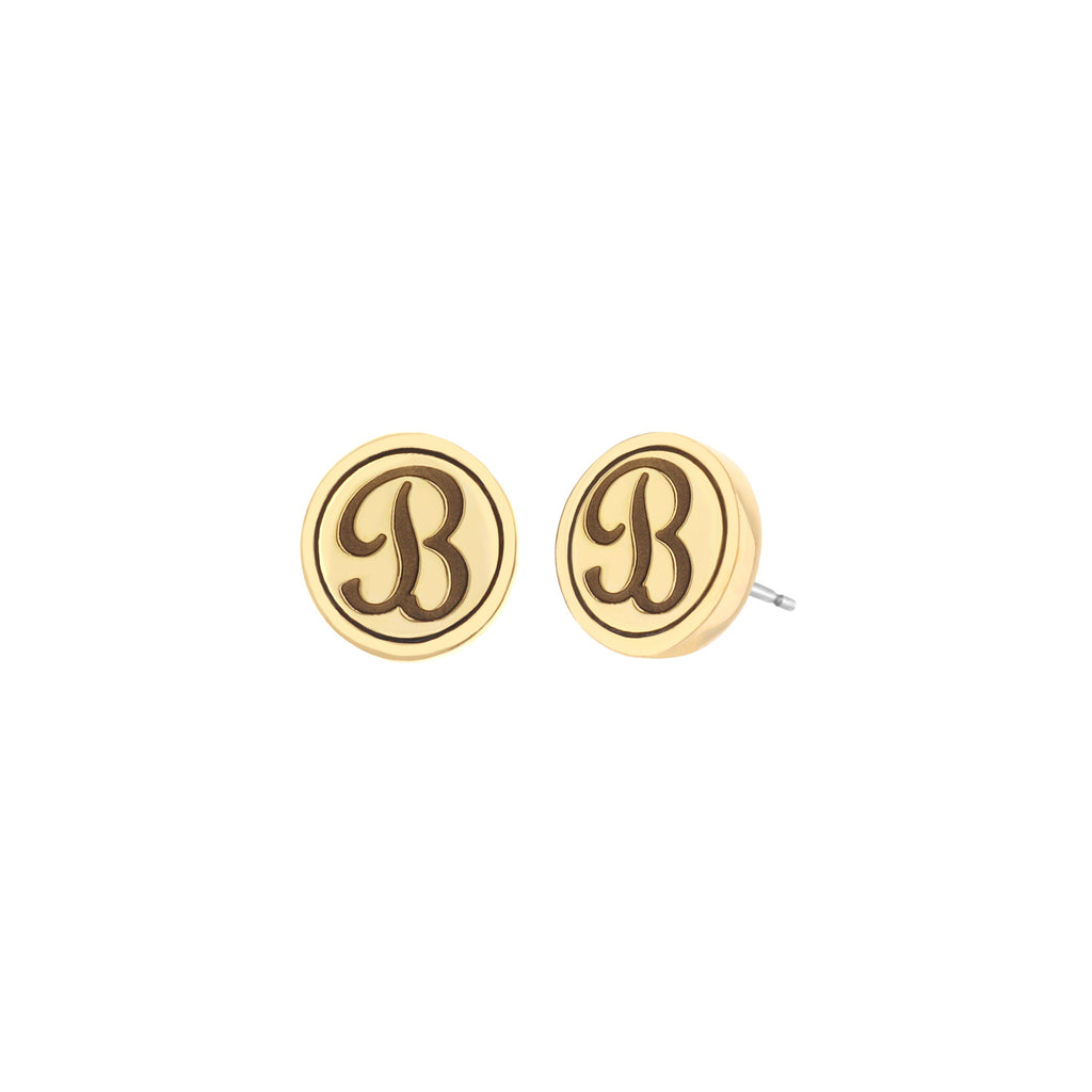 Initial B Earring