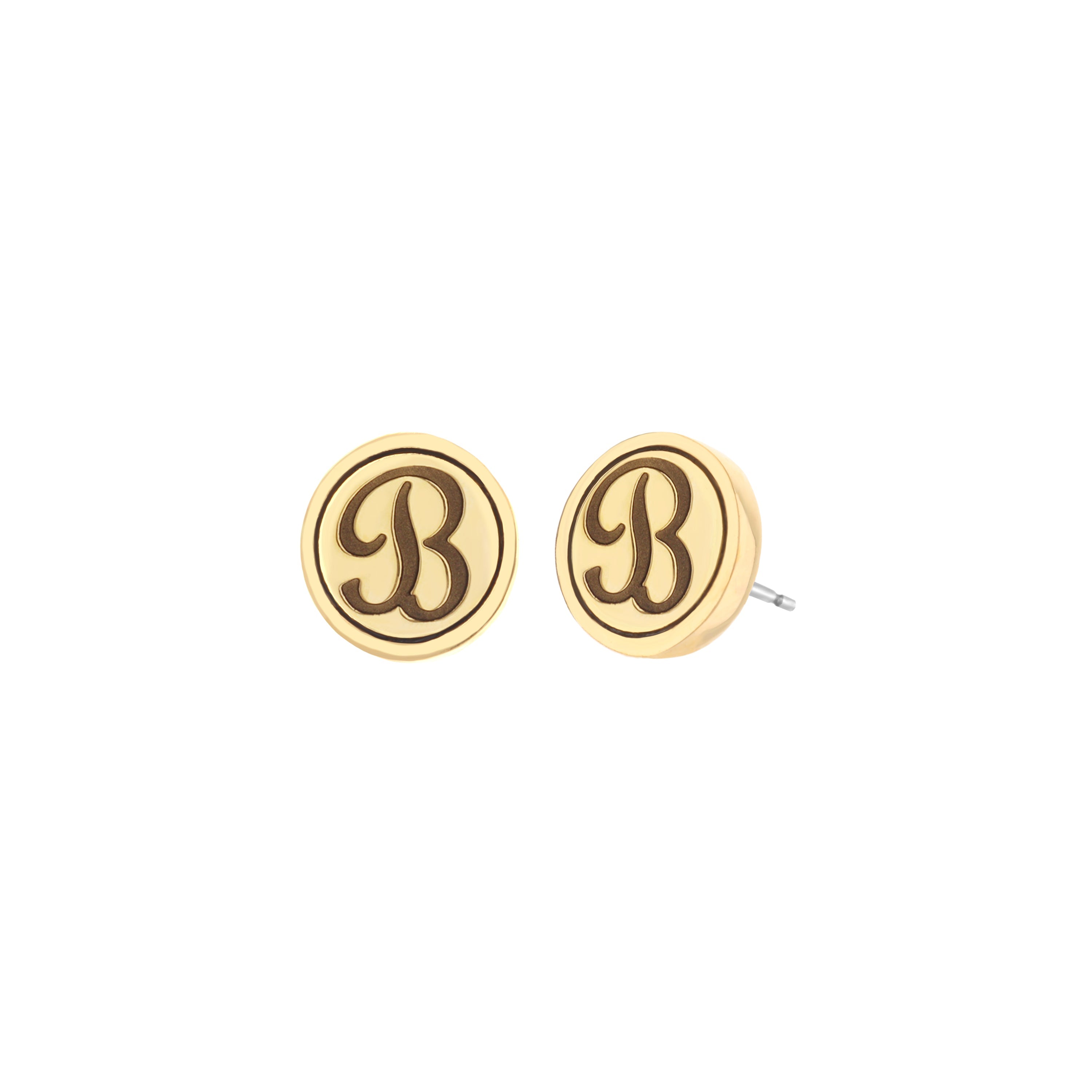Initial B Earring