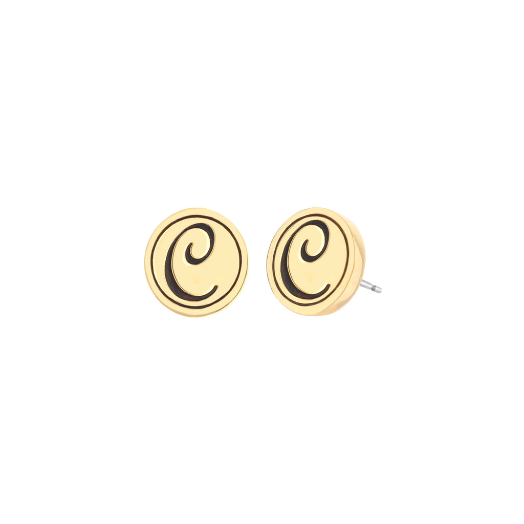Initial C Earring