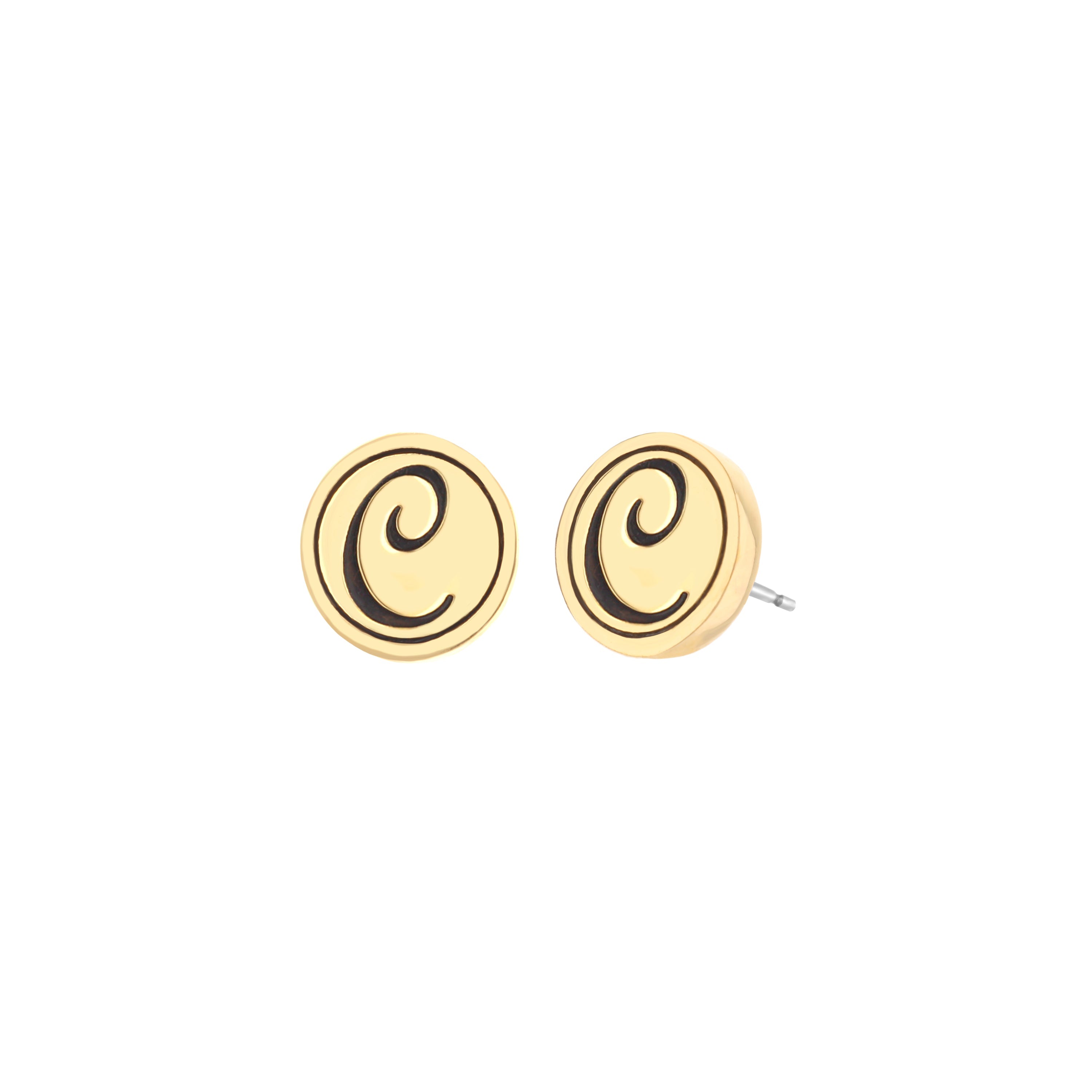 Initial C Earring