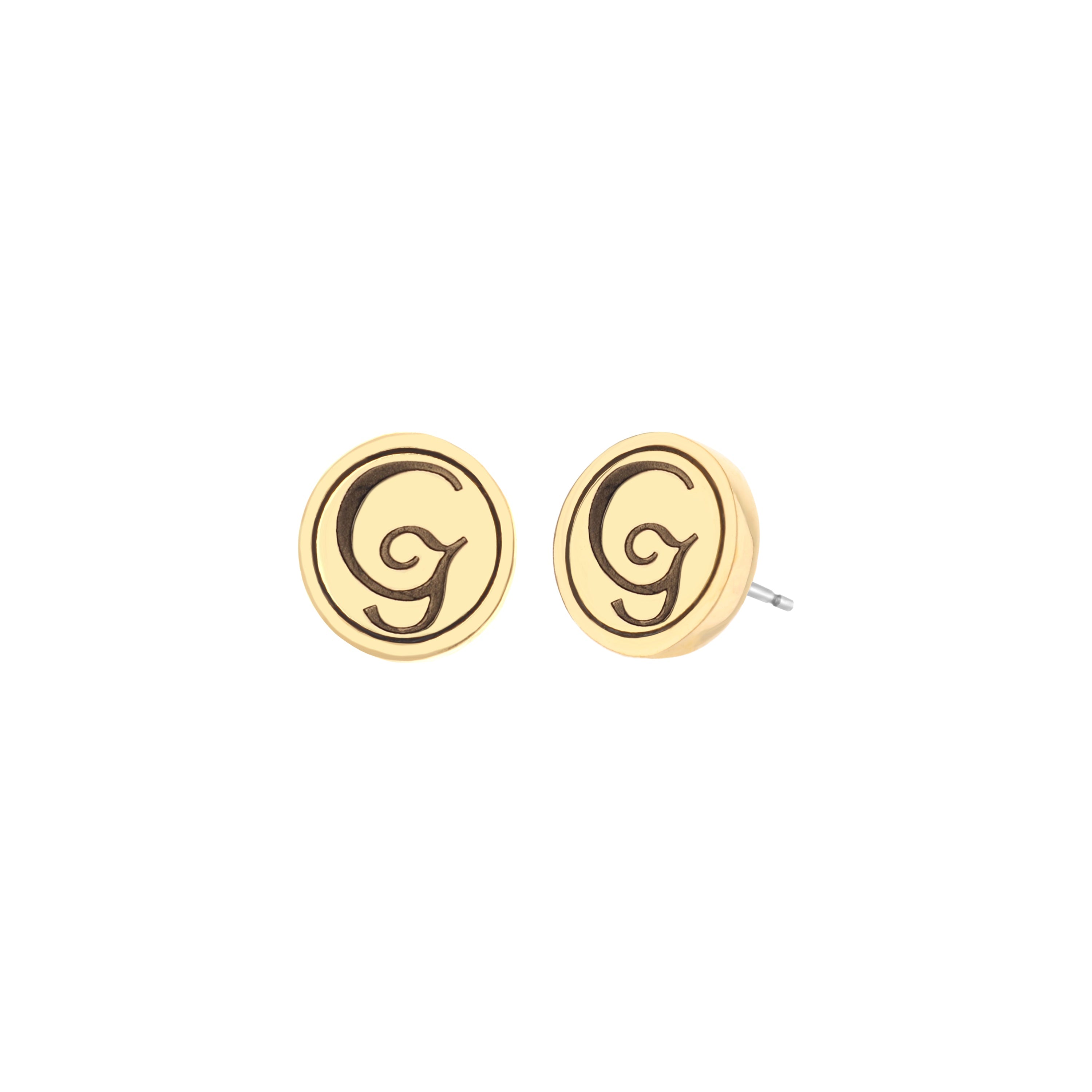 Initial G Earring