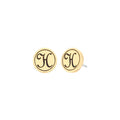 Initial H Earring