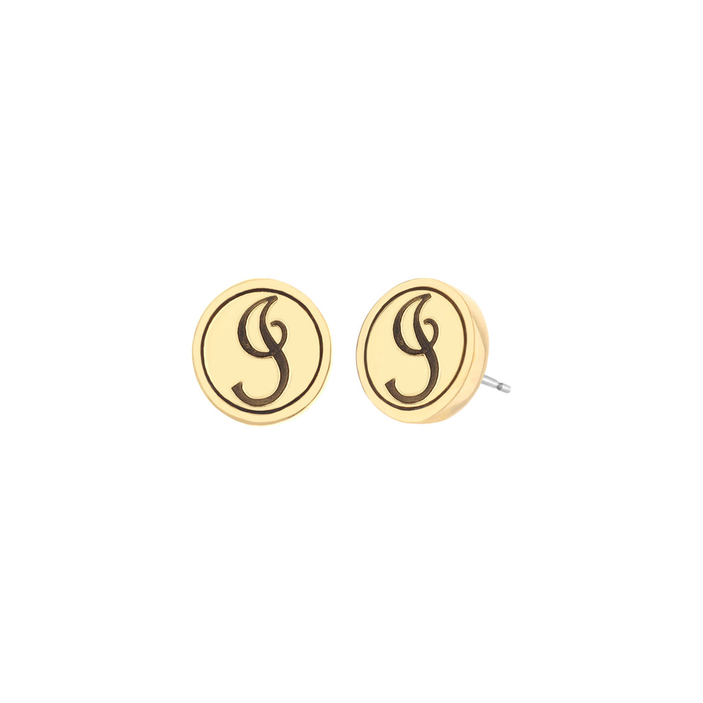 Initial I Earring