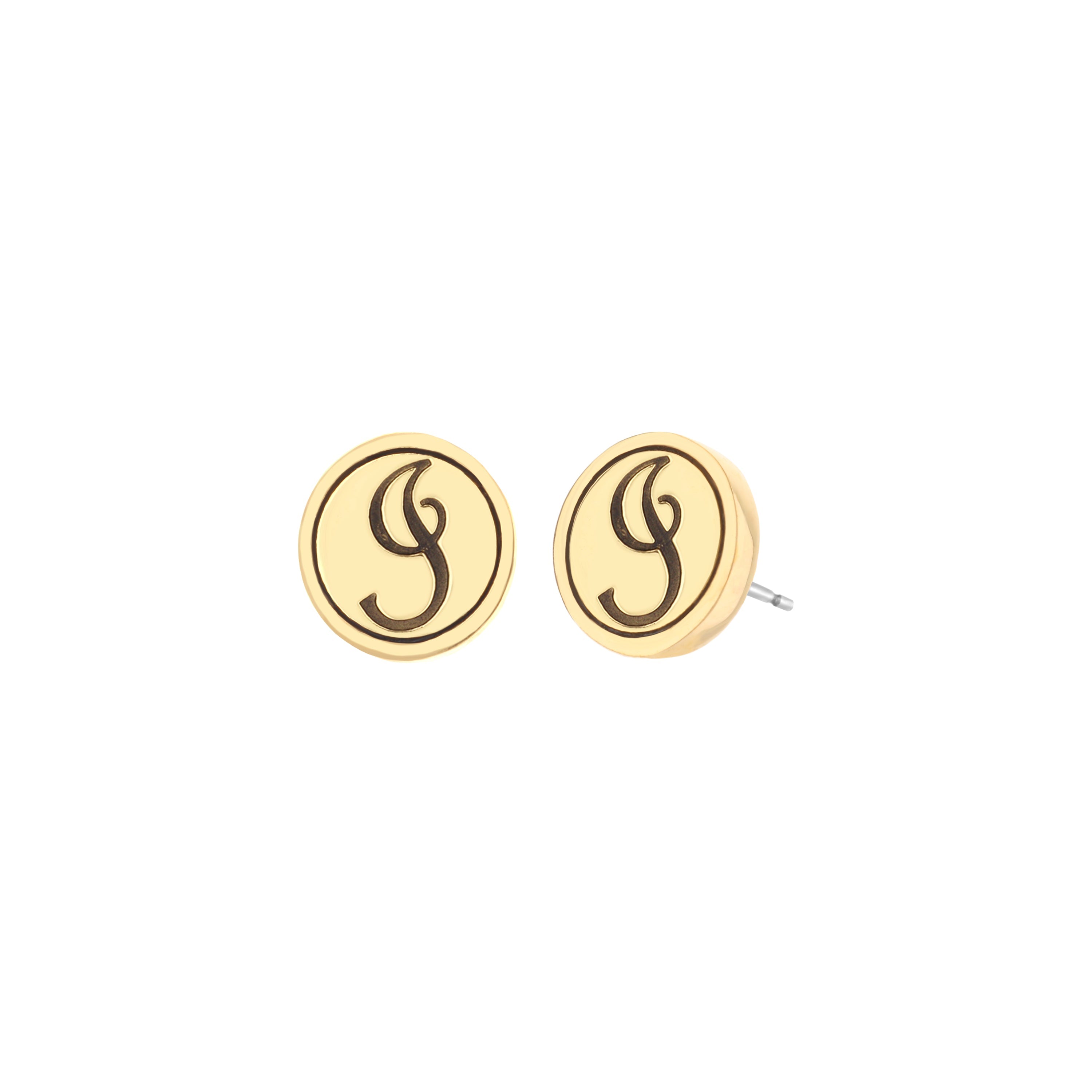 Initial I Earring