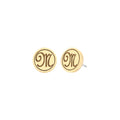Initial M Earring