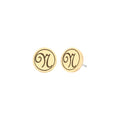 Initial N Earring