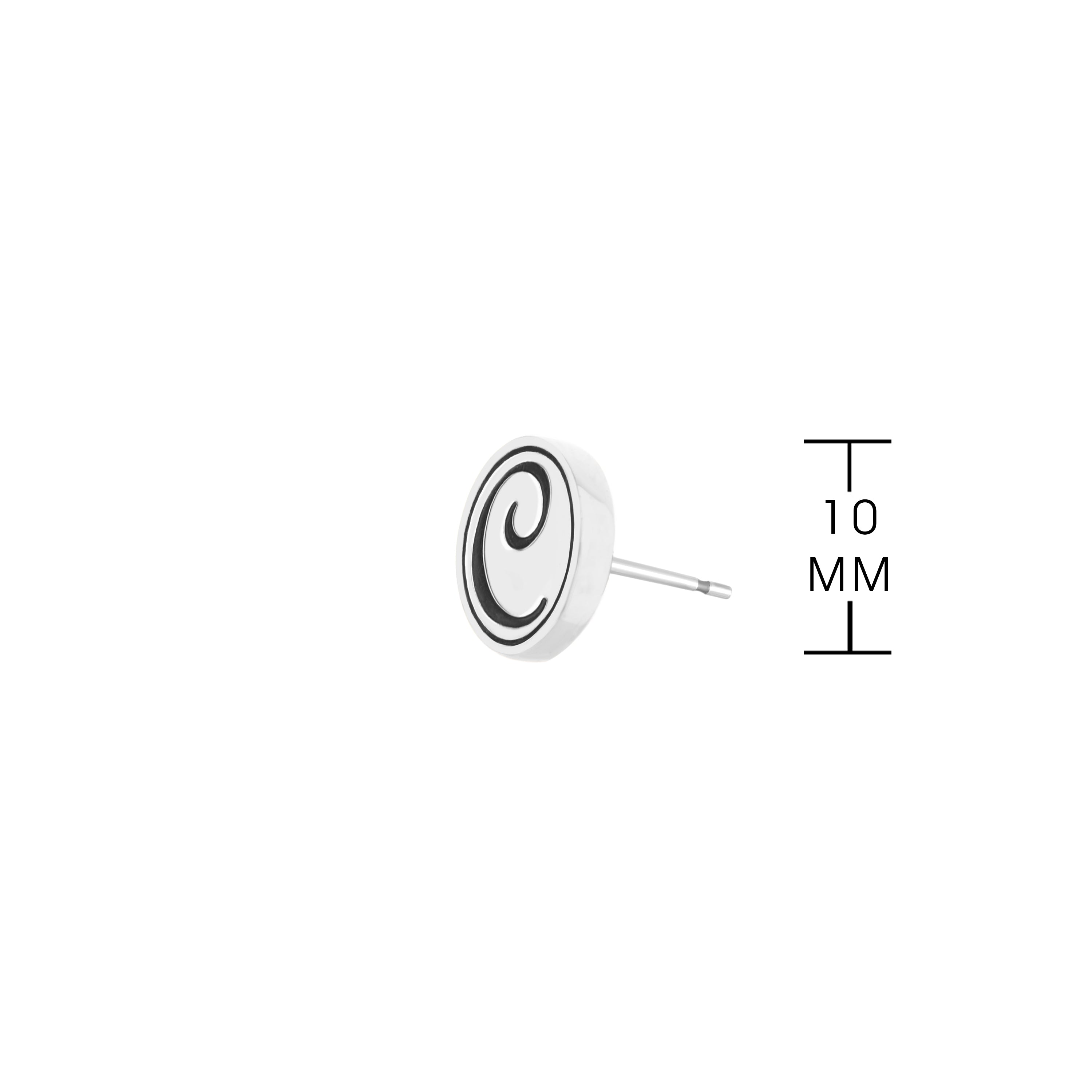 Initial C Earring
