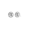 Initial M Earring