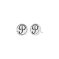 Initial P Earring