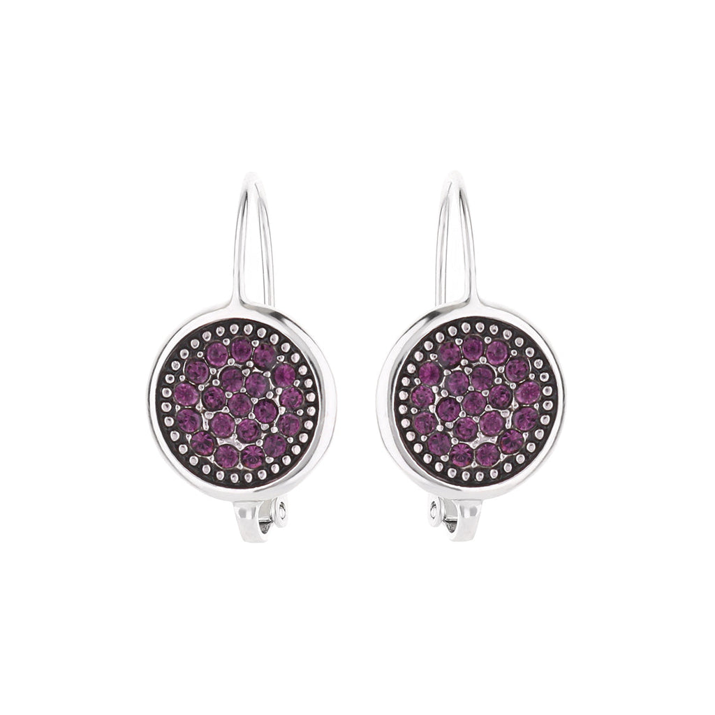 February Birthstone Color Earrings