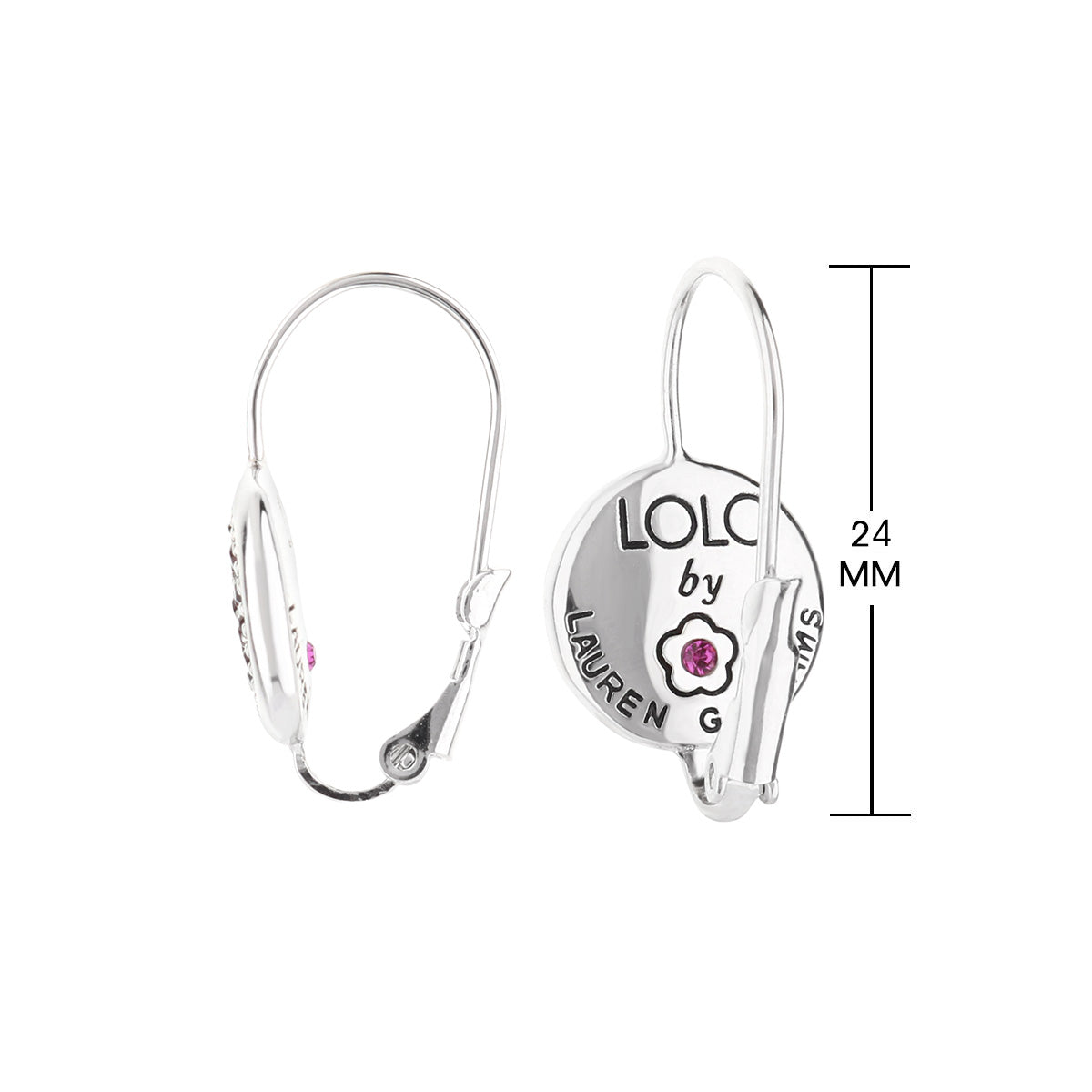 December Birthstone Color Earrings