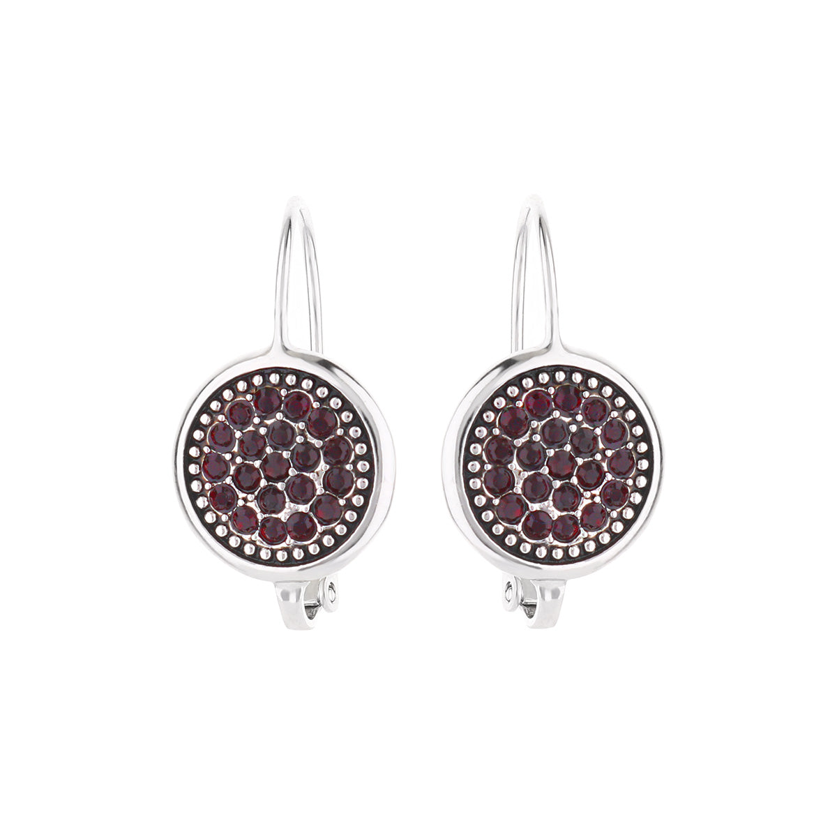 January Birthstone Color Earrings