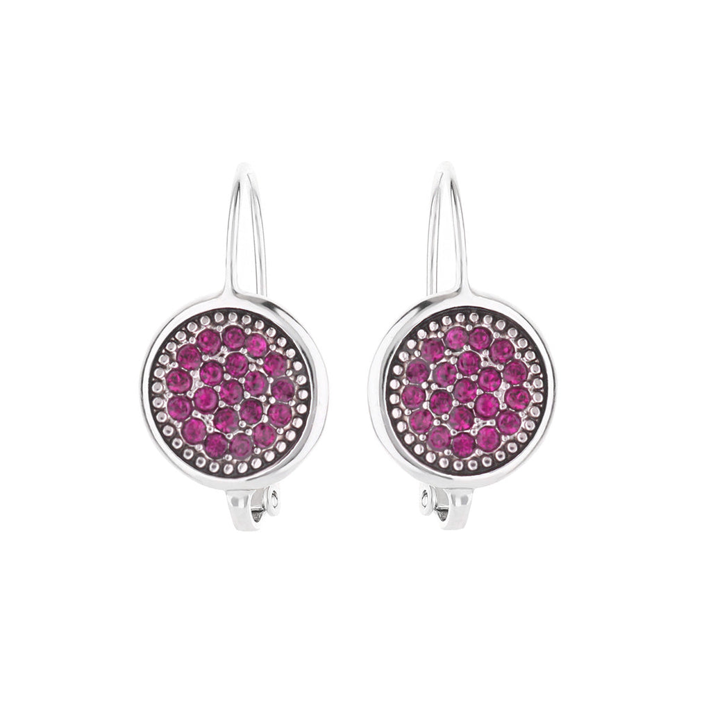 Lever Back Birthstone Color Earrings