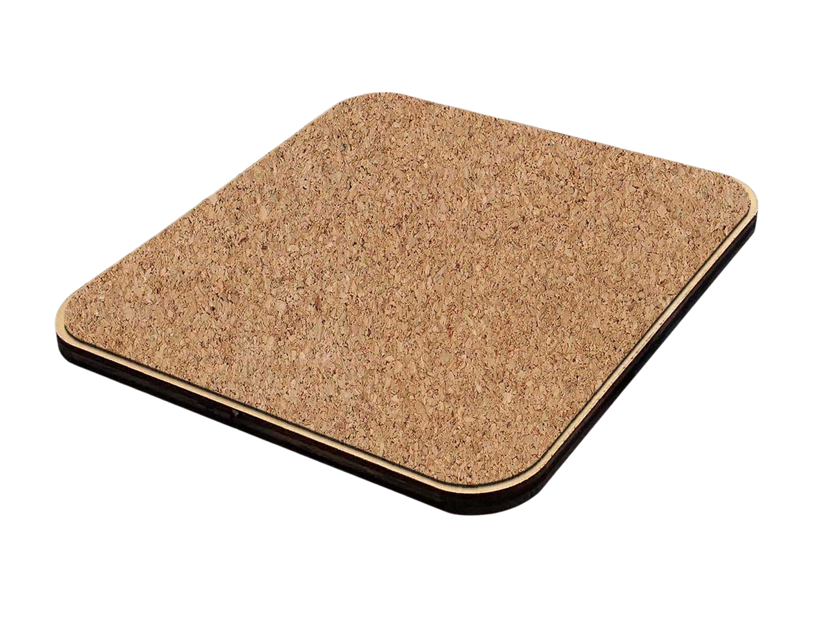 Horses Wooden Cork Coasters Gift Set of 4 by Nature Wonders - Nature Wildlife Decor  - 95370C-S4