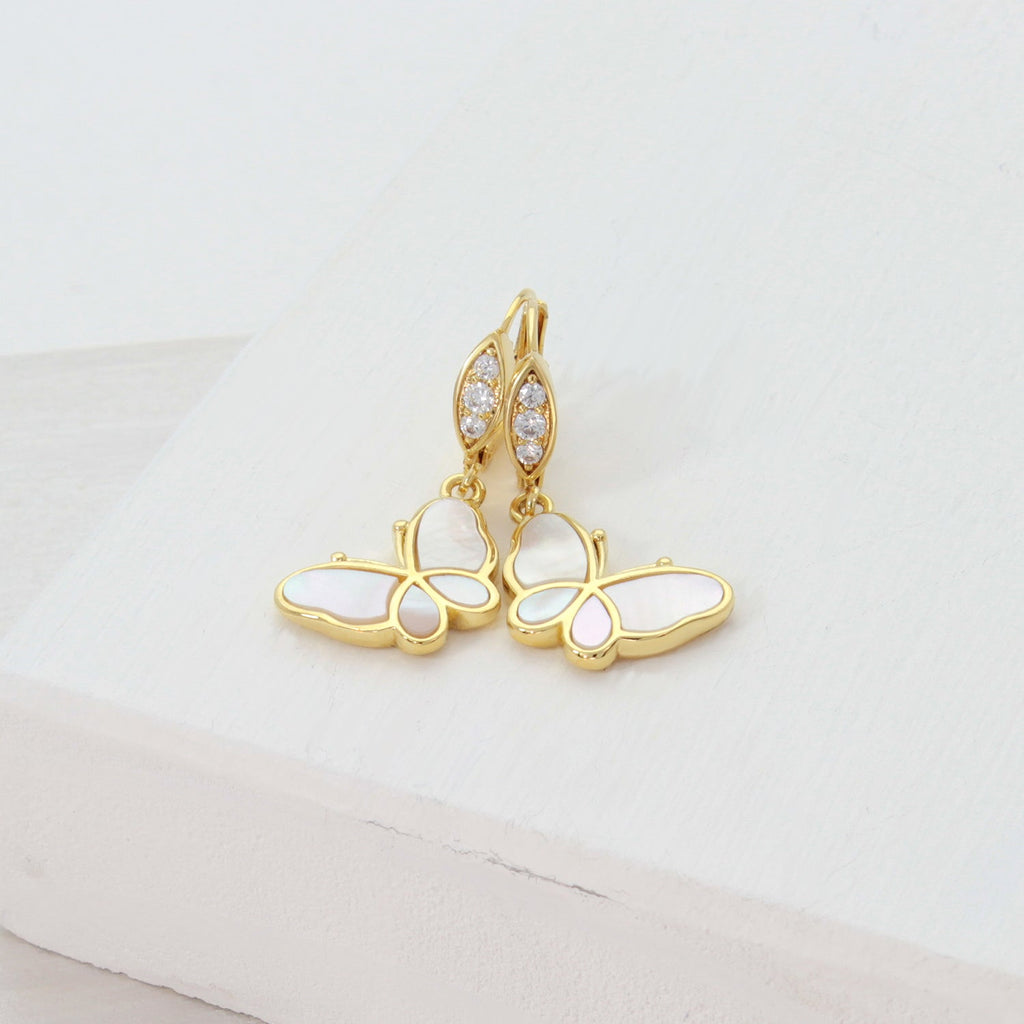 Mariposa Earrings - Lever Back