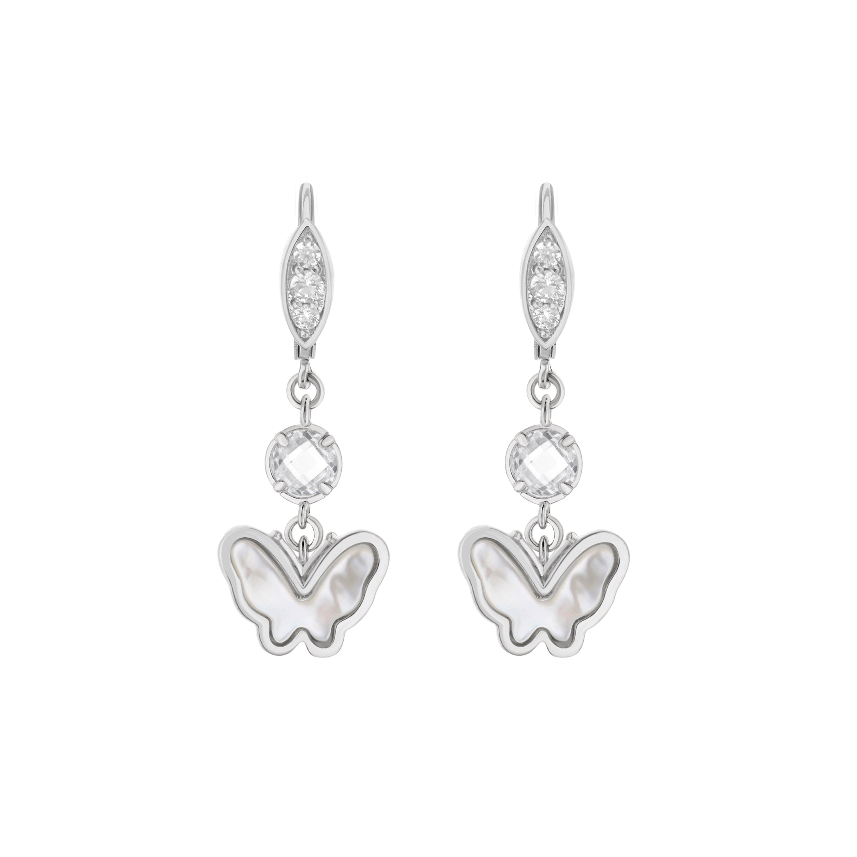 Mariposa Butterfly Cubic Zirconia Earring