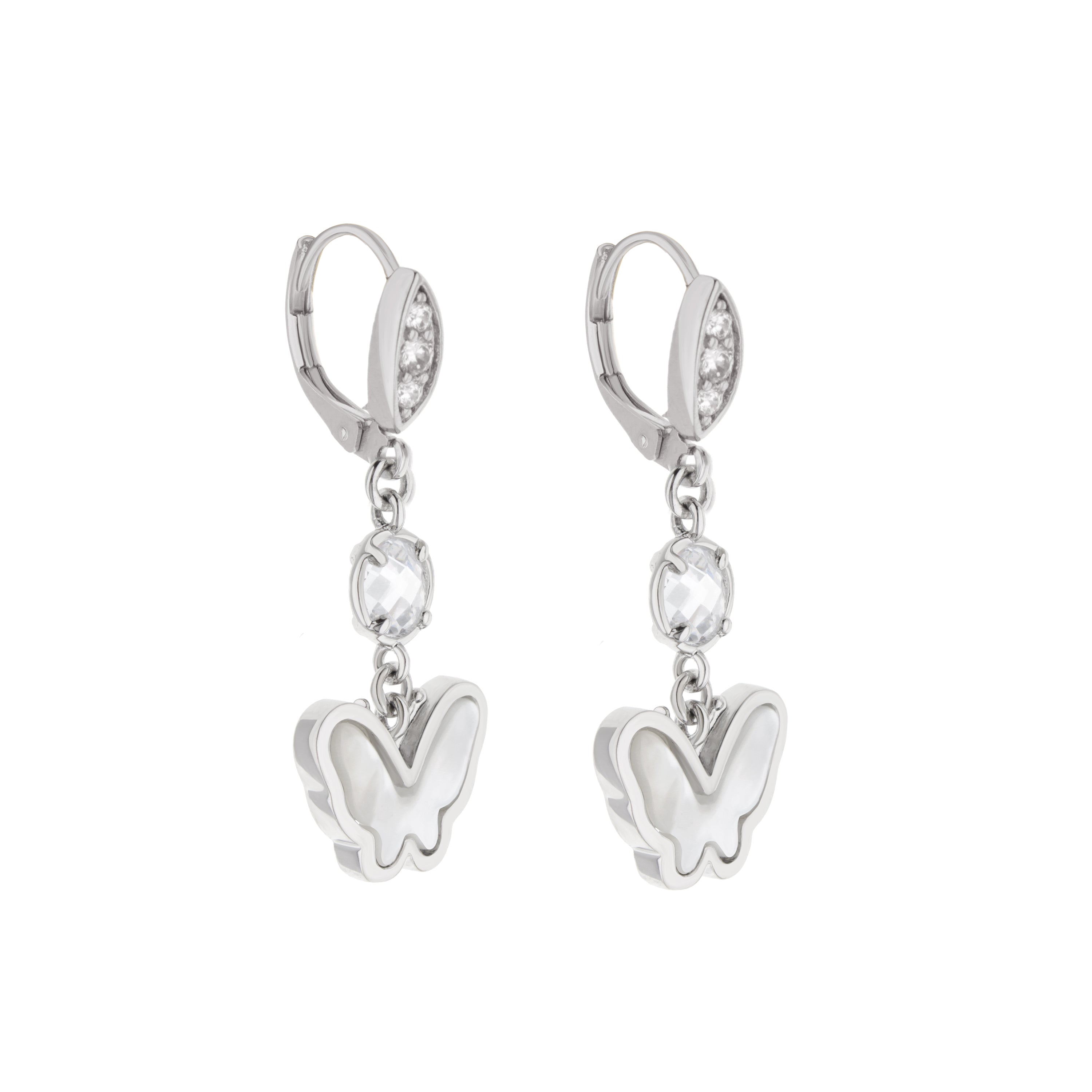 Mariposa Butterfly Cubic Zirconia Earring