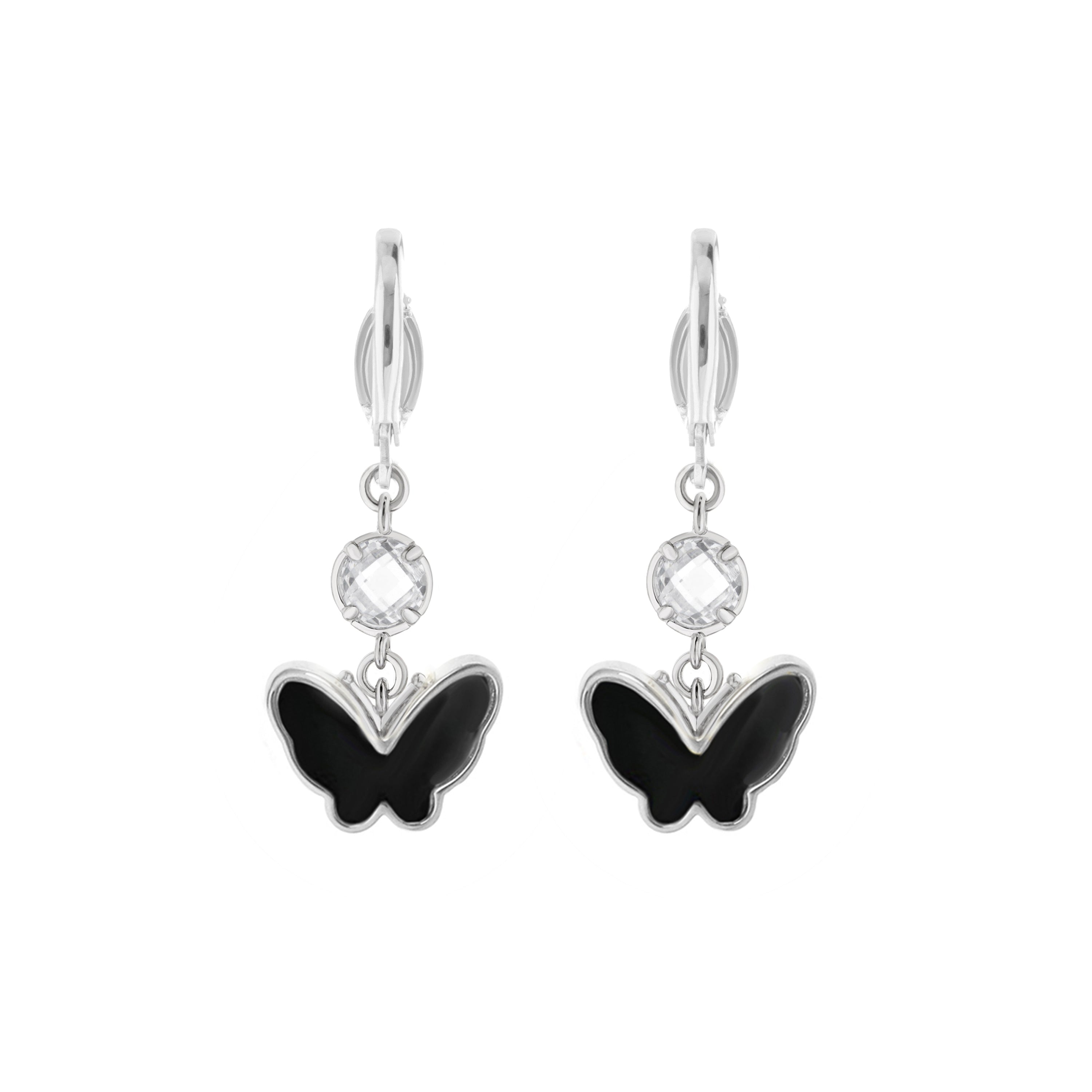 Mariposa Butterfly Cubic Zirconia Earring