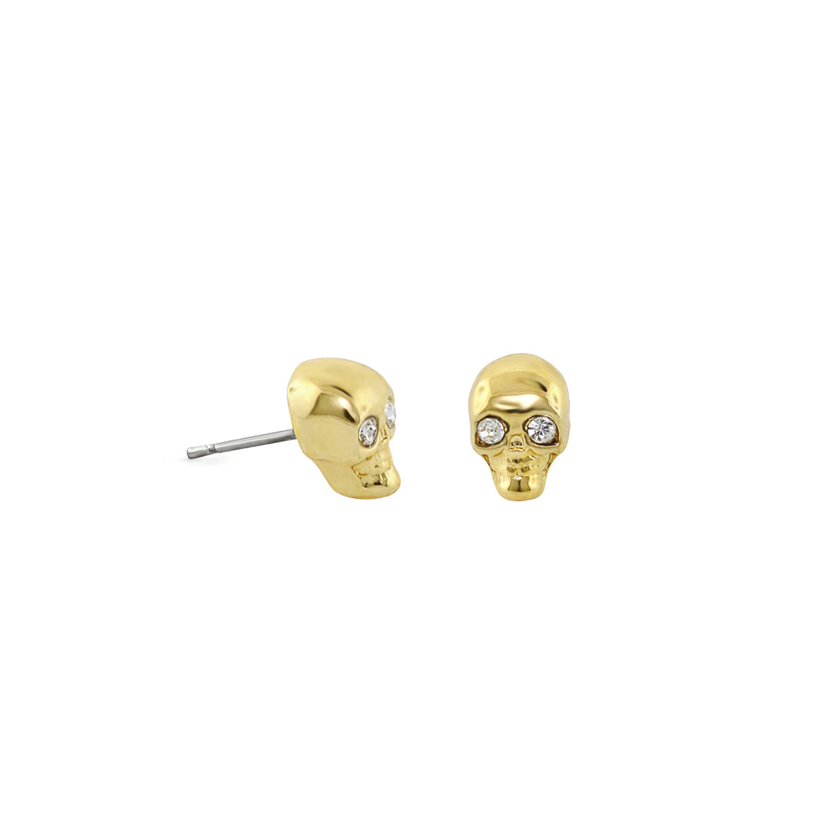 Open Arms Skull Earrings