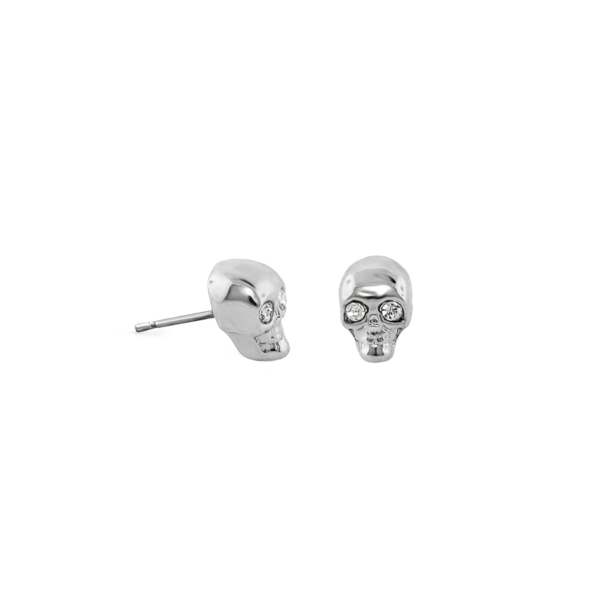 Open Arms Skull Earrings