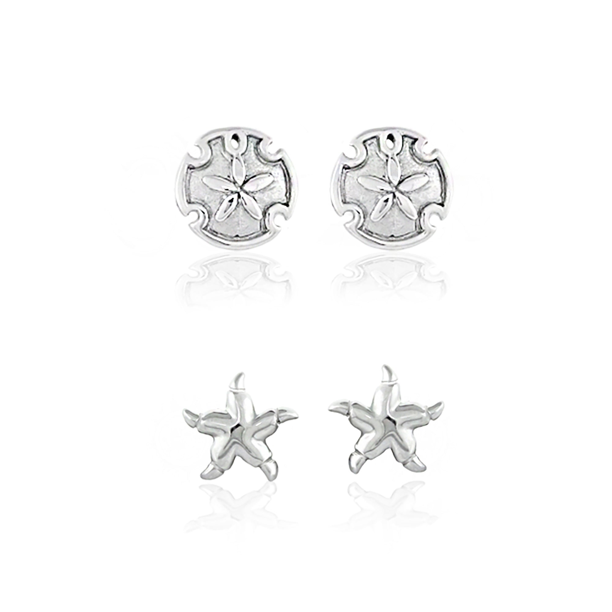 Sydney Leigh Sand Dollar & Starfish Earrings