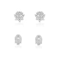 Sydney Leigh Buddah & Lotus Flower Earrings Set of 2