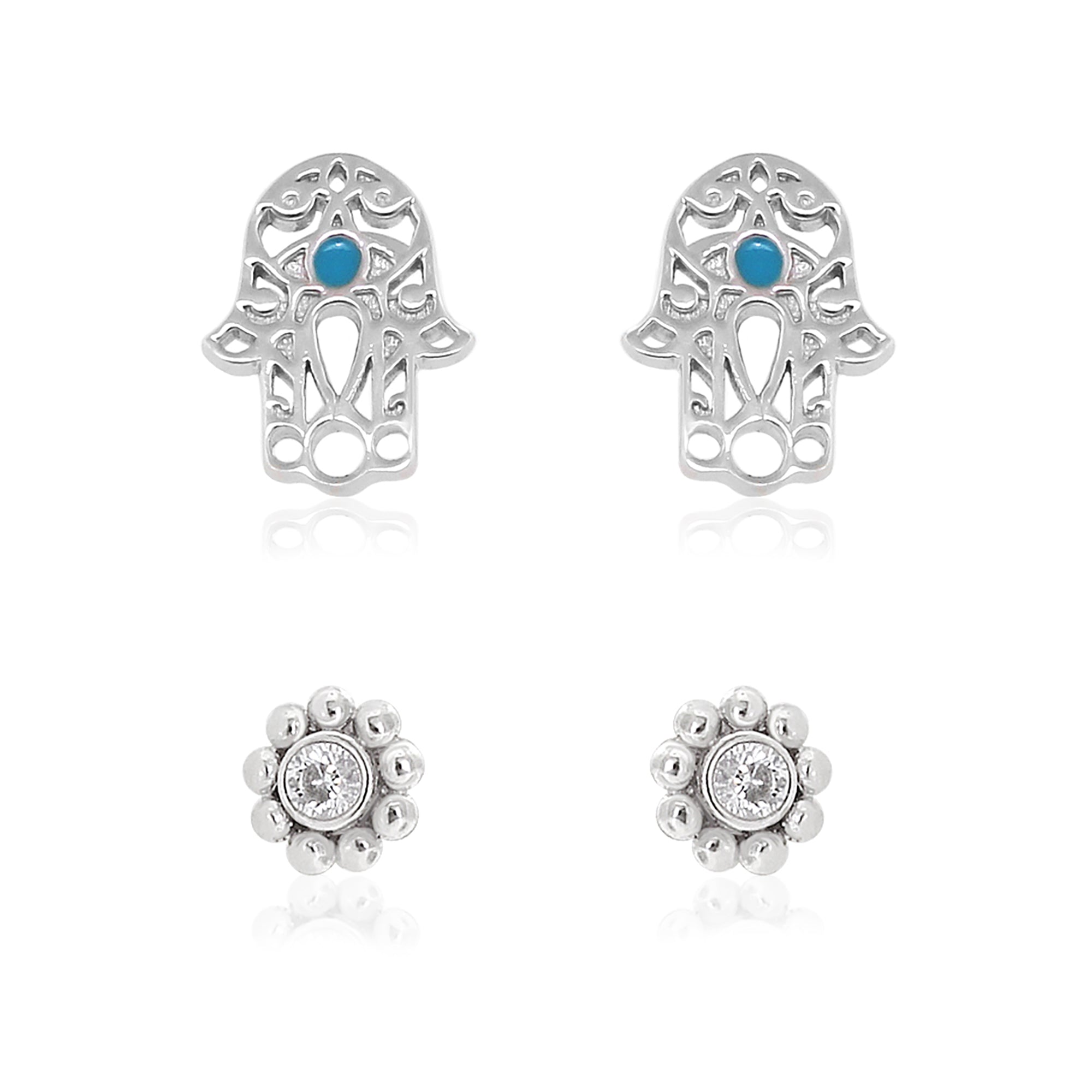 Sydney Leigh Hamsa Earrings Set of 2