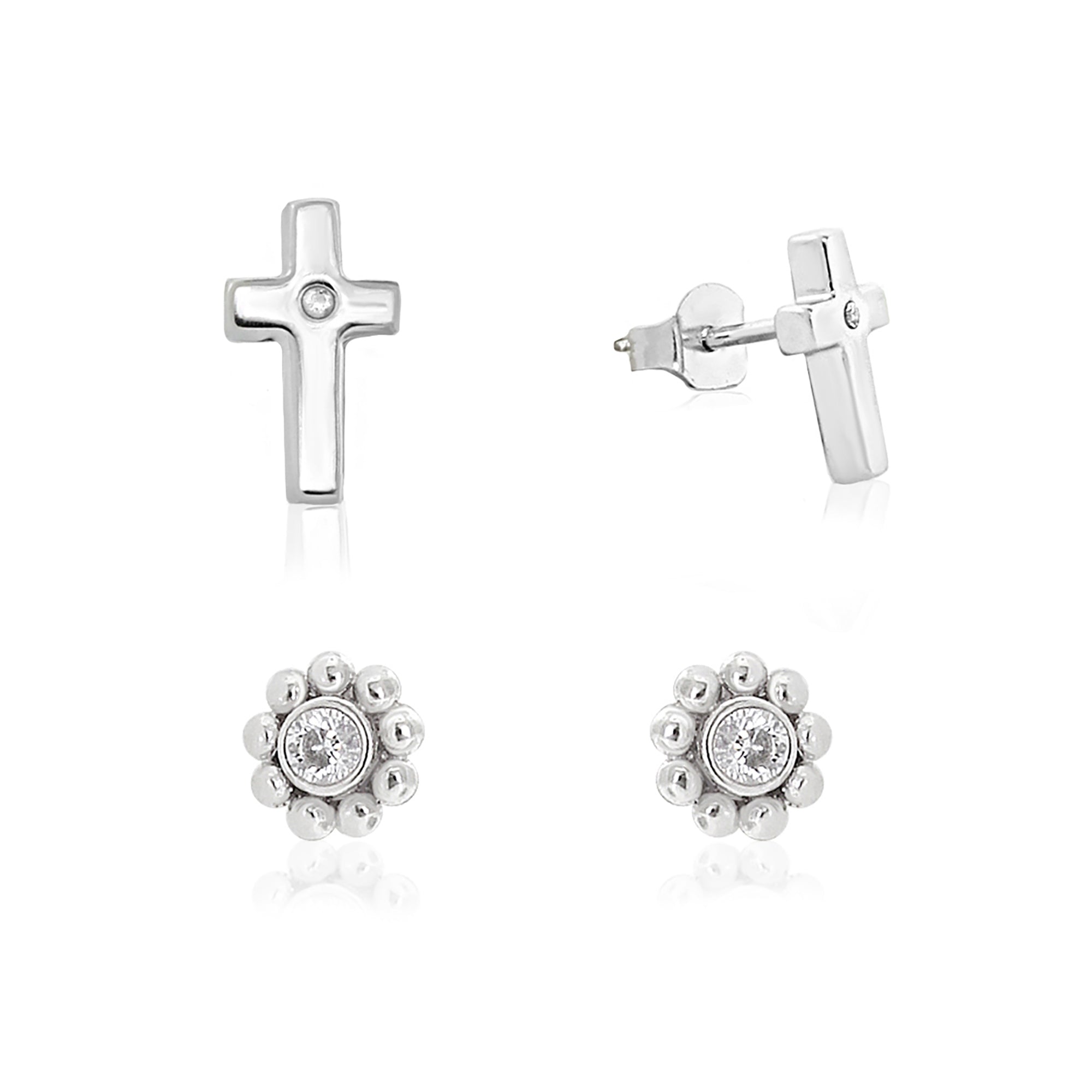 Sydney Leigh Cross Earrings Set of 2