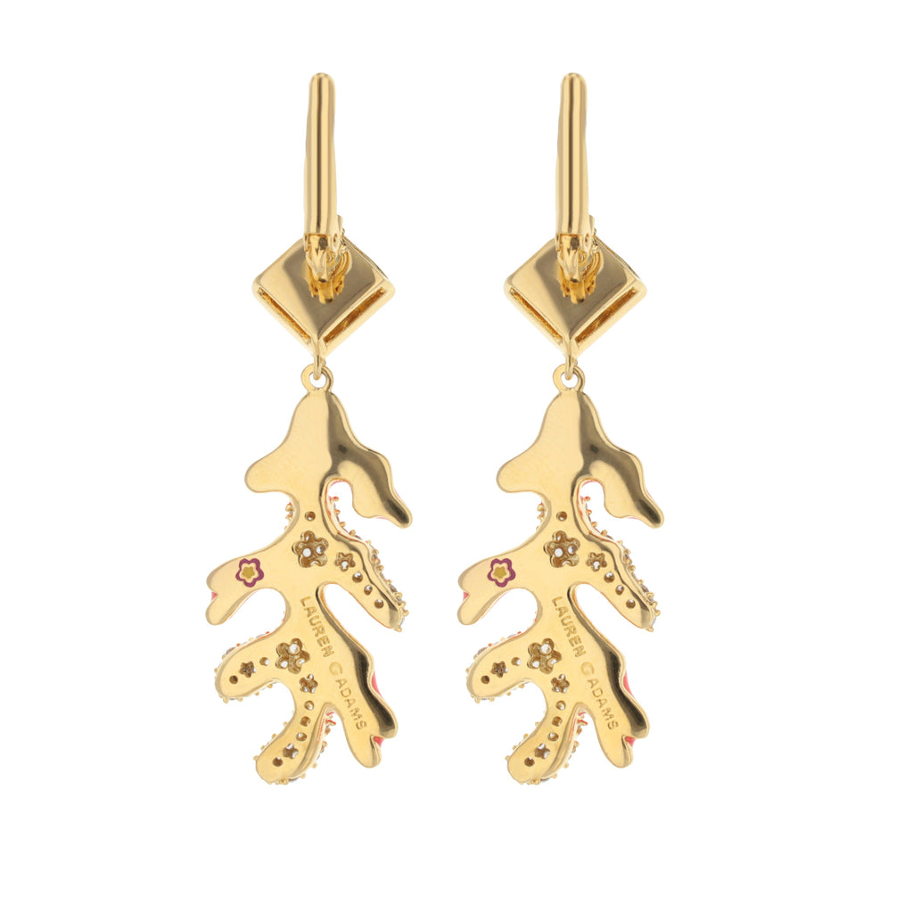 Pretty Little Things Coral Earrings