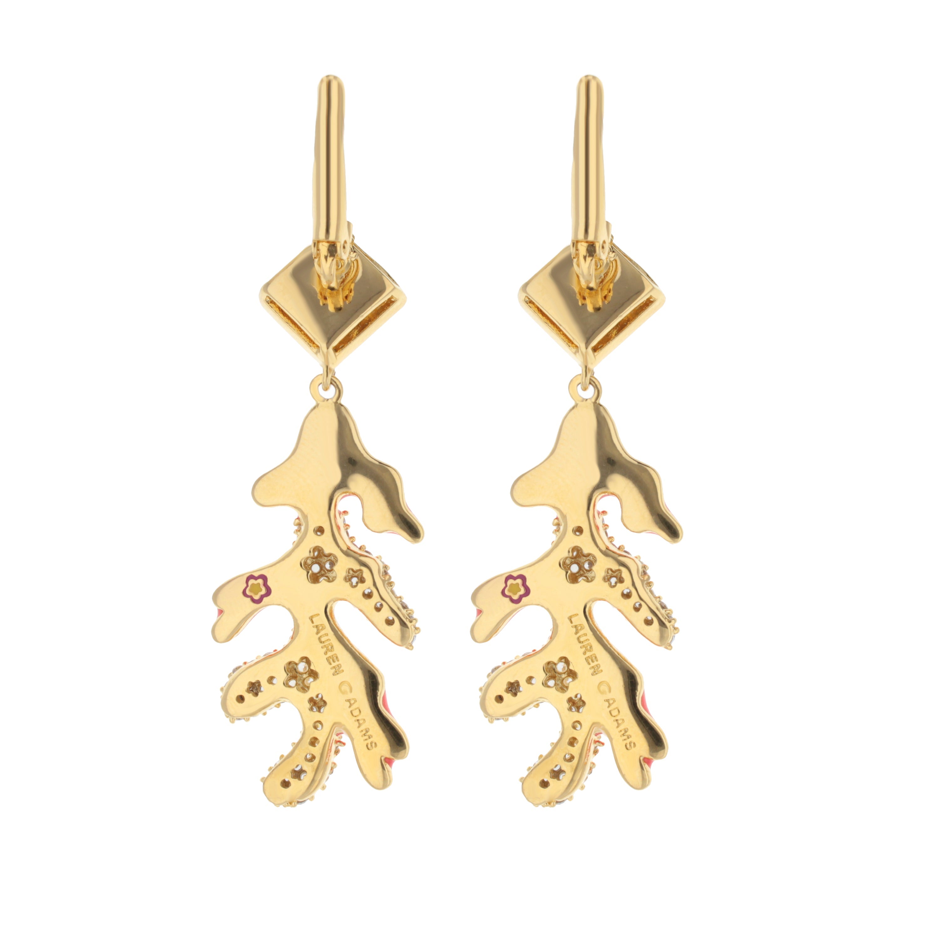Pretty Little Things Coral Earrings