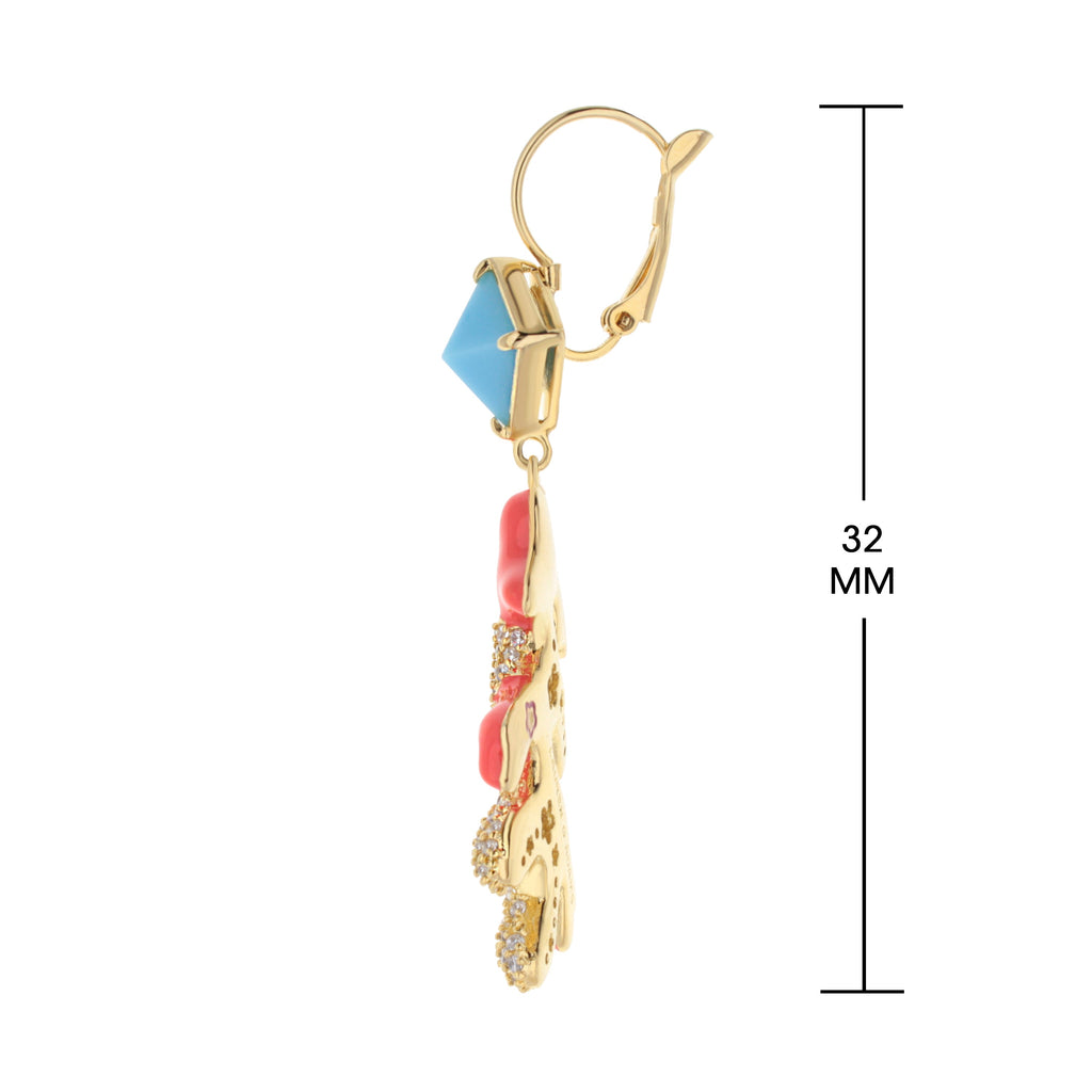 Pretty Little Things Coral Earrings