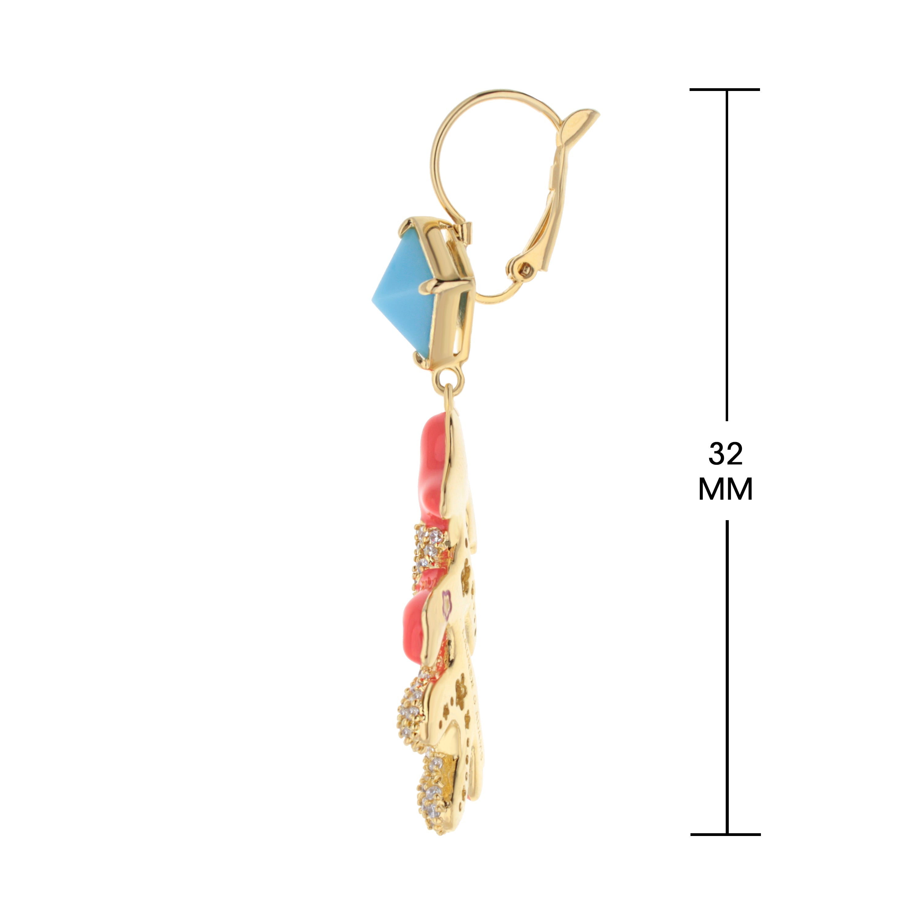 Pretty Little Things Coral Earrings