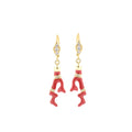 Pretty Little Things Coral Earrings