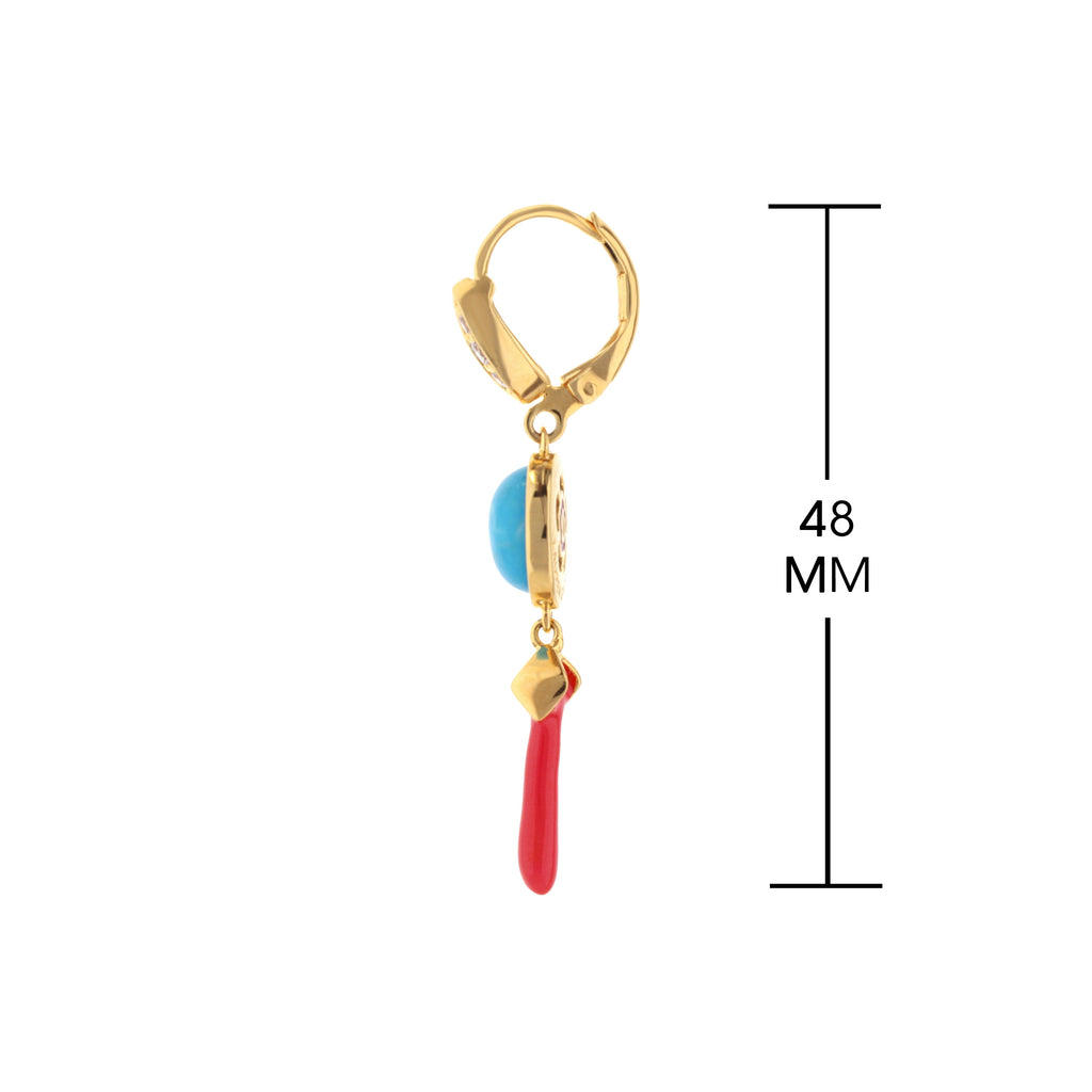 Pretty Little Things Coral Earrings
