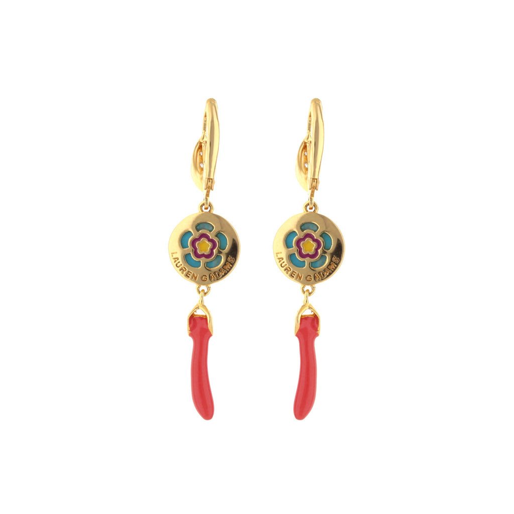 Pretty Little Things Coral Earrings