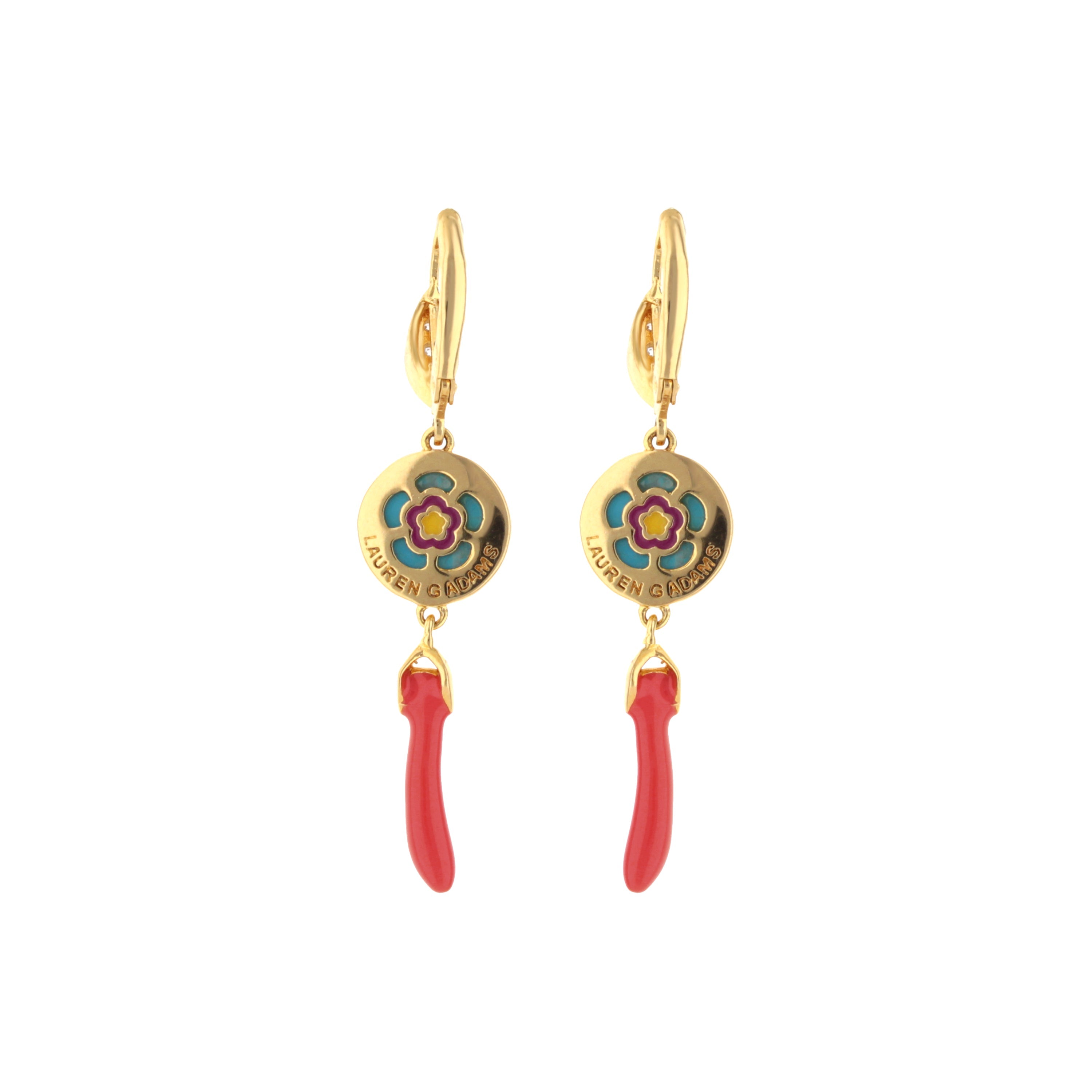 Pretty Little Things Coral Earrings