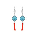 Pretty Little Things Coral Earrings