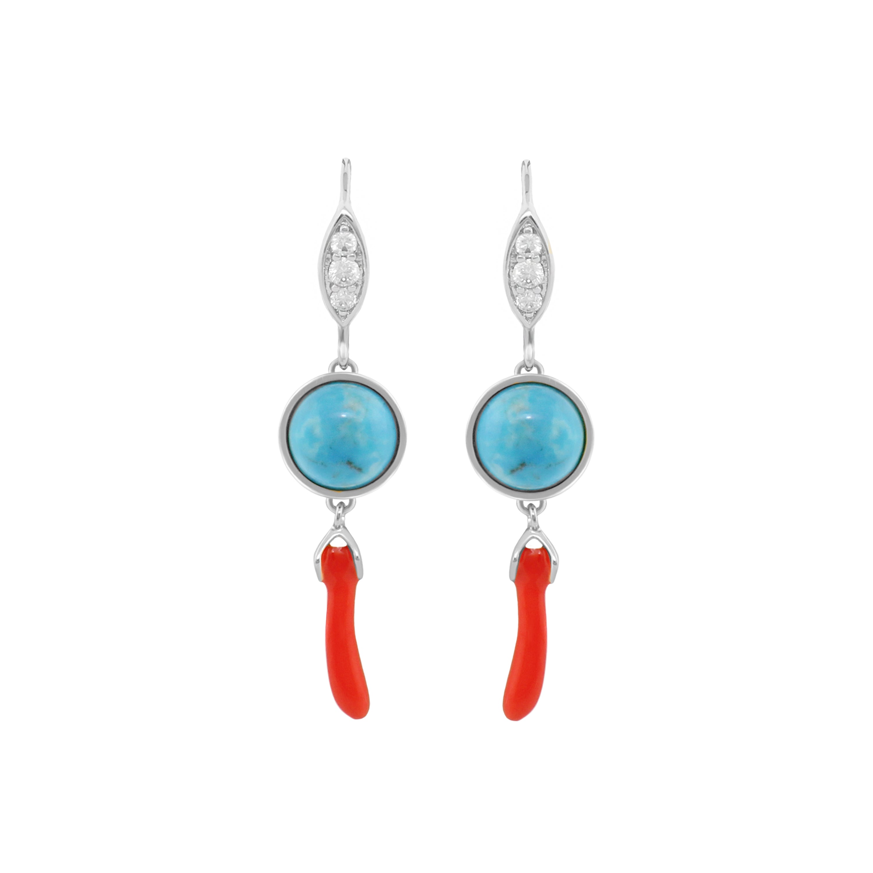 Pretty Little Things Coral Earrings