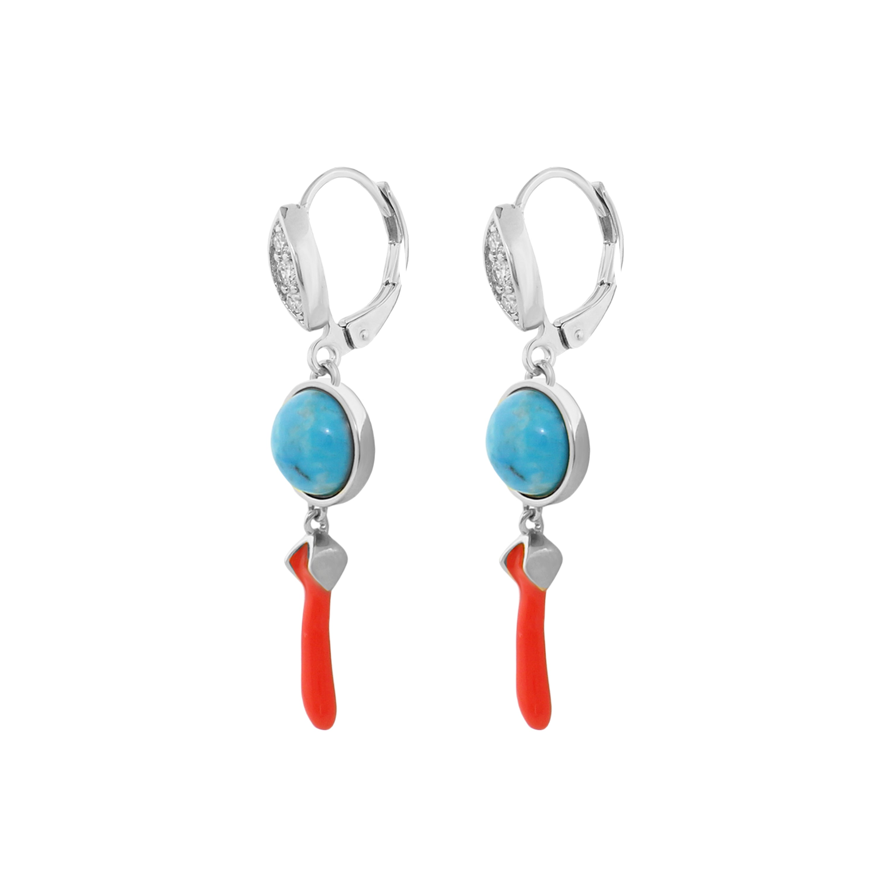 Pretty Little Things Coral Earrings